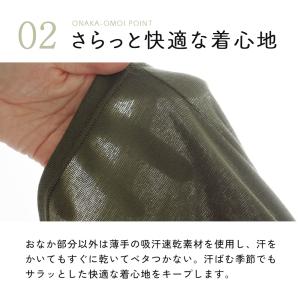 【在庫限り】おなか想い よもぎ加工 5分丈 ス...の詳細画像3