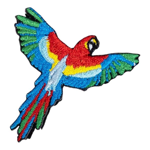 SKIMP帽子用 パッチ【オウム】