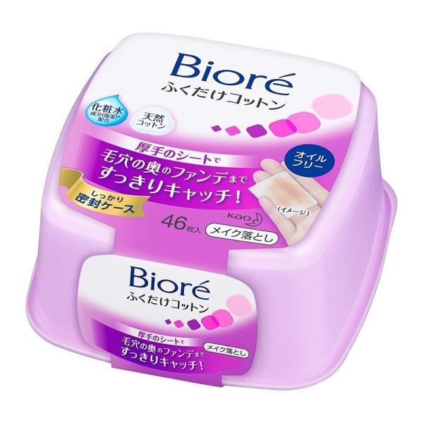 花王 ビオレ メイク落とし ふくだけコットン 本体 46枚