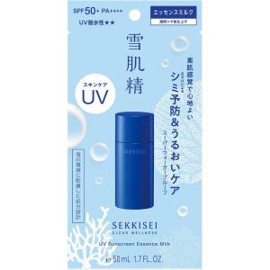 コーセー 雪肌精 クリアウェルネス UVエッセンスミルク 日やけ止め 顔用 からだ用 50mL｜skin100