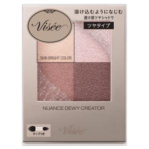 コーセー Visee ヴィセ ニュアンス デューイ クリエイター PK-3 ノーブルピンク 5g アイシャドウ チップつき ヒアルロン酸 保湿｜skin100