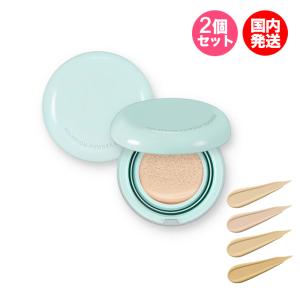 [2個set][国内発送][INNISFREE] No Sebum Powder Cushion SPF35 PA++ 14g / イニスフリーノーセバムパウダークッション SPF35 PA++ 14g