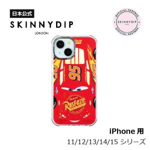 【公式】SKINNYDIP iPhoneXR/11/12/13/14/15シリーズ用 ケース ライトニング・マックィーン カーズ ディズニー