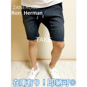 ロンハーマン RonHerman 取扱い ZANEROBE ゼインローブ ハーフパンツ  デニム ブラック｜skinnytake