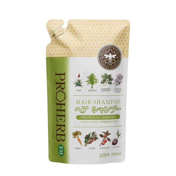 プロハーブ EM シャンプー 詰替用 400ml EM菌 植物性 シャンプー プロポリス ノンシリコ...