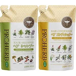 プロハーブ ＥＭ シャンプー &amp; コンディショナー ペアセット 詰替用 400ml+400ml EM...