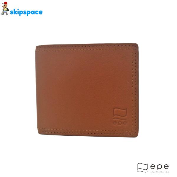 epe　ショートウォレット　epe005　キャメル　財布 折り財布 ハーフウォレット 本革 ベジタブ...