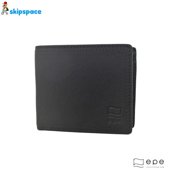 epe　ショートウォレット　epe005　ネイビー　財布 折り財布 ハーフウォレット 本革 ベジタブ...