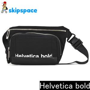 Helvetica bold(ヘルベチカボールド)　SIGNE(サイン)　ボディーバッグ　SIGNE-03　ブラック　ボディバッグ ショルダーバッグ 塩縮ナイロン 日本製