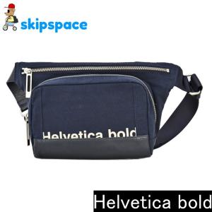 Helvetica bold(ヘルベチカボールド)　SIGNE(サイン)　ボディーバッグ　SIGNE-03　ネイビー　ボディバッグ ショルダーバッグ 塩縮ナイロン 日本製｜skipspace