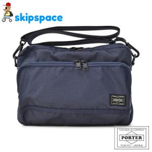 ポーター　フラッシュ　ショルダーバッグ　689-05949　ネイビー　吉田カバン PORTER FLASH ショルダー 肩掛け ボックス｜skipspace