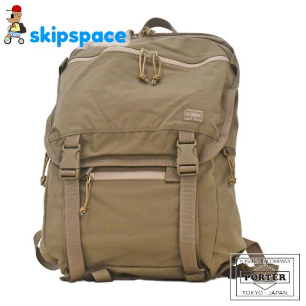 ポーター　クランカーズ　デイパック(L)　568-08172　ベージュ　吉田カバン PORTER K...