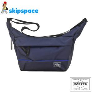 ポーター　ムース　ショルダーバッグ(S)　751-29875　ネイビー　吉田カバン PORTER MOUSSE ショルダー 舟形 斜め掛け｜skipspace
