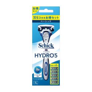 ◆10個セット/ハイドロ５ベーシック コンボパック（ホルダー（刃付き）＋替刃４コ）[シック・ジャパン]