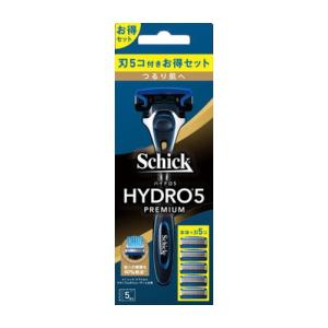 ◆10個セット/ハイドロ５プレミアム つるり肌へ コンボパック（ホルダー（刃付き）＋替刃４コ）[シック・ジャパン]