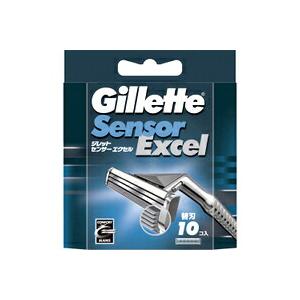 ◆5個セット/【メール便送料無料】P&G Gillette ジレット センサーエクセル専用替刃10個入 [P&G(プロクター・アンド・ギャンブル)]