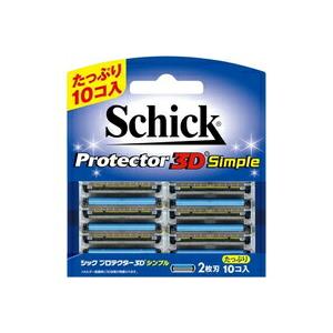 ◆6個セット/【メール便送料無料】シック プロテクター3D シンプル 替刃(10コ入)[シック]