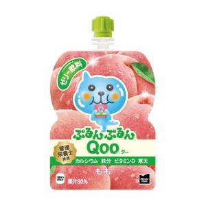 【4ケース】コカ・コーラ ミニッツメイド ぷるんぷるんQoo(クー) もも味125gパウチ *120個