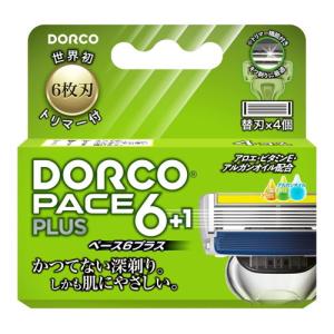 【メール便送料無料】ドルコ PACE6Plus 替刃 4個入 [DORCO(ドルコ)]