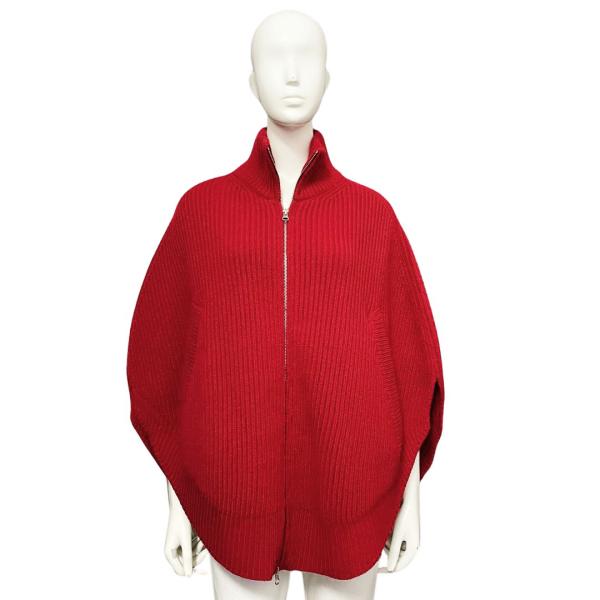 未使用保管品 MM6 Maison Margiela エムエムシックス メゾンマルジェラ ケープ ニ...