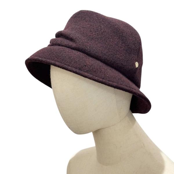 HELEN KAMINSKI ヘレンカミンスキー リボン付き バケットハット 帽子 Saxe ウール...