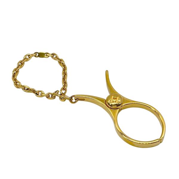 HERMES エルメス グローブ 手袋ホルダー フィルー ゴールド(ドレ)