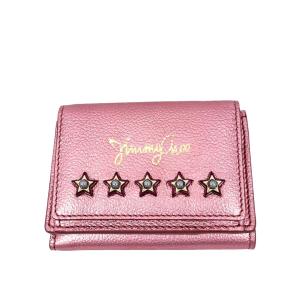 超美品 JIMMY CHOO ジミーチュウ NEMO SG 三つ折り財布 コンパクト