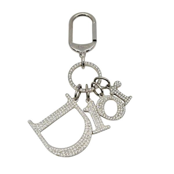 Christian Dior クリスチャンディオール ロゴチャーム キーホルダー キーリング ライン...