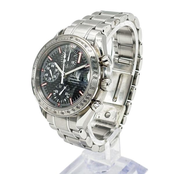 OMEGA オメガ メンズ腕時計 スピードマスター シューマッハモデル AT 自動巻き SS シルバ...