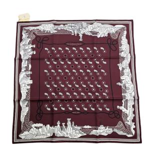 HERMES エルメス スカーフ カレ90 『TRAITE' DE ARMES