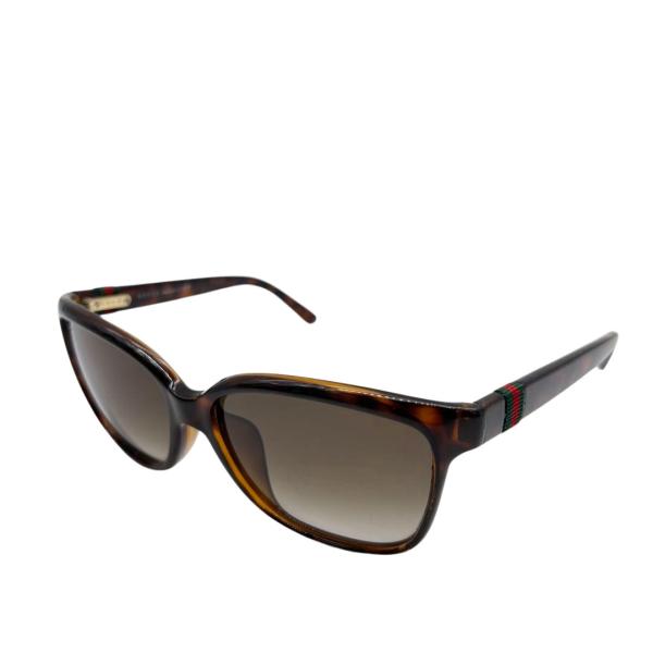 GUCCI グッチ サングラス シェリーライン 58□15 135 ブラウン GG3659