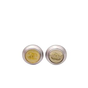 CHANEL シャネル ミニラウンドピアス ココマーク シルバー ゴールド 99A