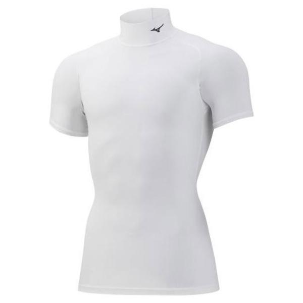 ミズノ メンズ バイオギアシャツ (ハイネック半袖)[メンズ]  ホワイト 32MA1151 01