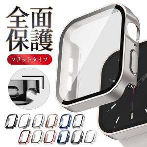 アップルウォッチ カバー 防水 apple watch ケース 45mm 44mm 40mm 41mm 49mm シリーズ 9 se 8 7 6 5 4 ultra 10H 強化ガラス