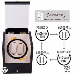 ワインディングマシーン 腕時計ケース 収納 2...の詳細画像3