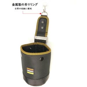 腰袋 1/2段 工具入れ 釘袋 バネ式開閉 着...の詳細画像5
