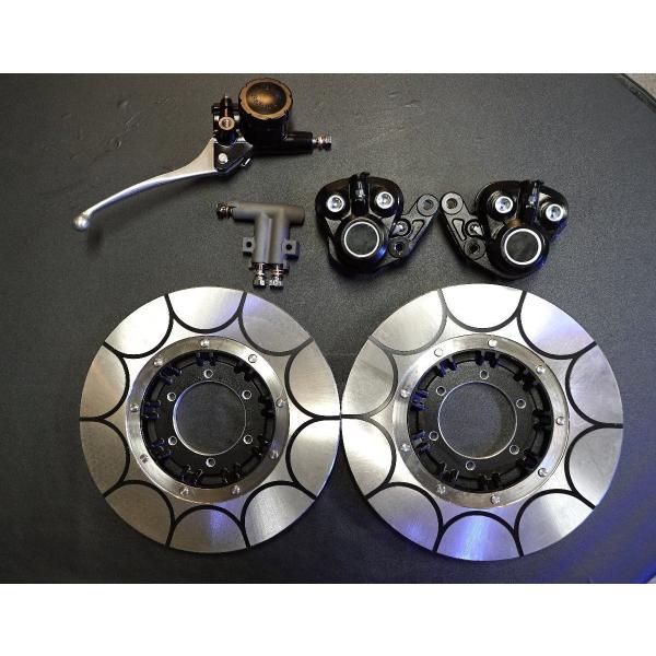 カワサキZ1/Z2　トレンチカット　Wディスク前後ホイール付きフルセット　H2