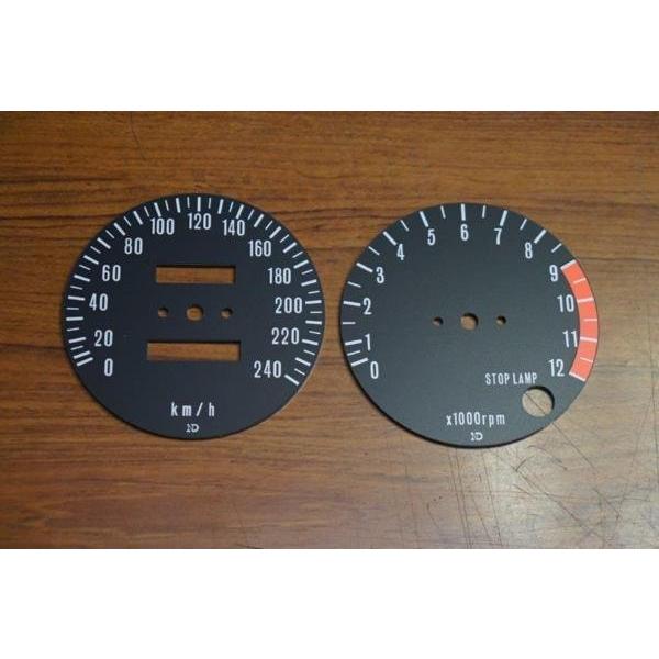 カワサキZ1Bメーター文字盤セット　KM