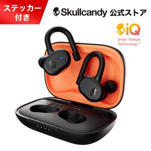 Skullcandy 公式 Push Active BLACK ORANGE ワイヤレスイヤホン Bluetooth 5.2 ボイスコントロール オーディオ共有 外部音取り込み 最大44時間再生 IP55防水