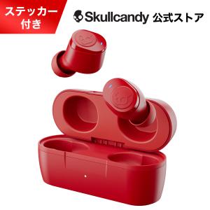 Skullcandy公式 Jib True Golden Red 完全ワイヤレスイヤホン 防水 スカルキャンディー オリジナルステッカー付き
