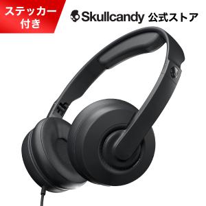 Skullcandy 公式ストア Cassette Junior Black 有線 ヘッドホン 軽量モデル 高耐久ヘッドバンド オンイヤータイプ マイク付き 通話 選曲