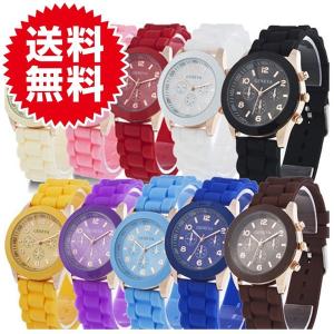 13色 シリコン ウォッチ シリコンウォッチ ポップカラー シリコン腕時計 レディース腕時計