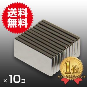 小さく薄い 強力 磁石 10個セット 長方形 ネオジウム マグネット  20mm×10mm×2mm 鳩よけ