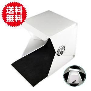 LED照明内蔵 折りたたみ 撮影ボックス 撮影キット コンパクト