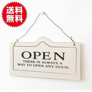 サインプレート OPEN CLOSED 両面 木製 プレート サインボード 店舗 ショップ ドア｜sky-group