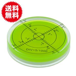 見やすい 大型 丸形 水平器 アナログ メモリ 傾斜