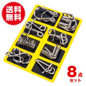 知恵の輪 8点セット 選べる難易度 初級者 中級者 上級者向け