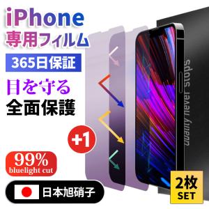 iphone17 ガラスフィルム 2枚セット ブルーライトカット iPhone16 Plus Pro Max iPhone15 14 iPhoneSE 強化ガラス 5D 0.1mm 全面保護 液晶保護フィルム