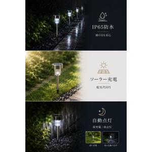 ガーデンライト ソーラー LED 12本セット...の詳細画像5