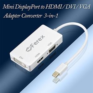 半額セール コネクタ Mini ディスプレイ DisplayPort MiniDP to DVI HDMI VGA変換アダプタ